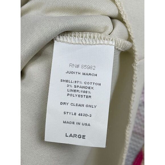 Judith March  Women's Strapless Dress Size L Multicolor Floral - Picture 7 of 11